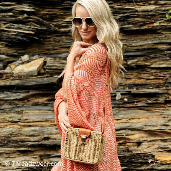 86432 Woven Straw Bag - Picture 7 of 8